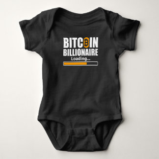 Bitcoin Billionaire loading Baby Bodysuit
