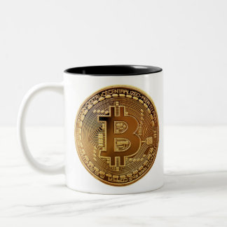 bitcoin billionaire Two-Tone coffee mug