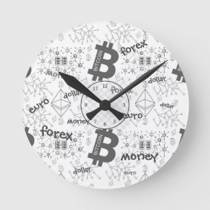 Bitcoin blockchain Round Clock