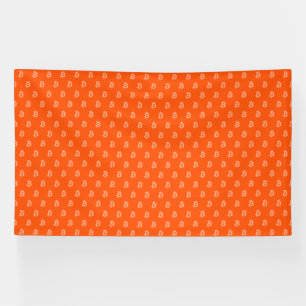 Bitcoin Bright Orange Banner