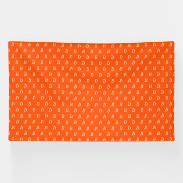 Bitcoin Bright Orange Banner (Horizontal)