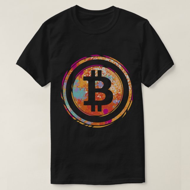 BITCOIN BTC Coinholder Crypto Crypto Holder Blockc T-Shirt (Design Front)