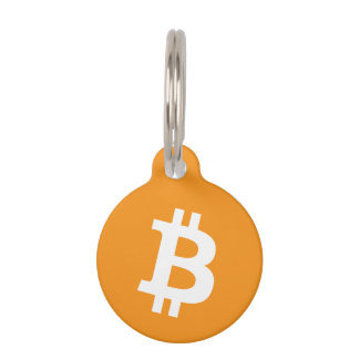 Bitcoin BTC Pet Tag