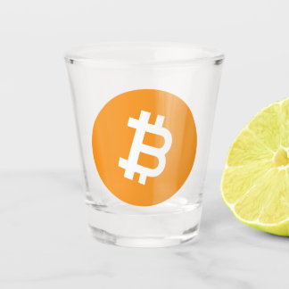 Bitcoin BTC Shot Glass