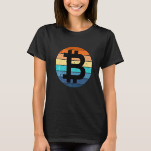 Bitcoin Btc Sunset Crypto Meme Hodl Cryptocurrency T-Shirt