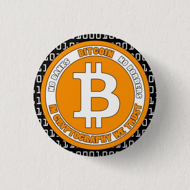 Bitcoin button - M2 (Front)