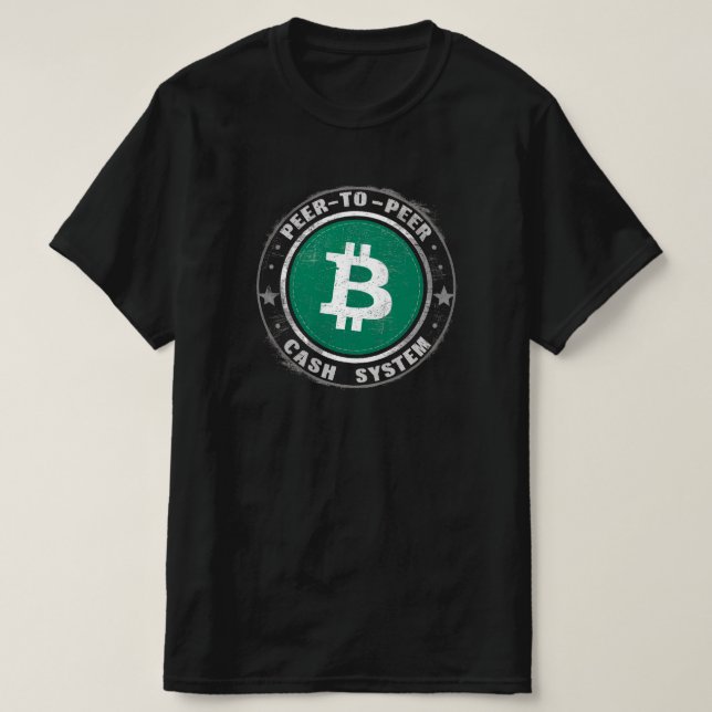 Bitcoin Cash P2P T-Shirt (Design Front)