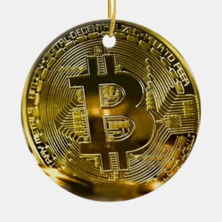 bitcoin ceramic tree decoration