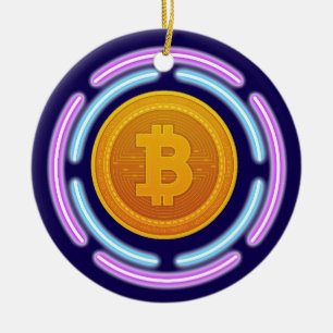 BITCOIN CERAMIC TREE DECORATION