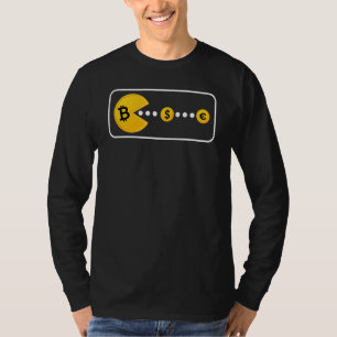 Bitcoin Chases Dollar And Euro Fiat Currency - No  T-Shirt