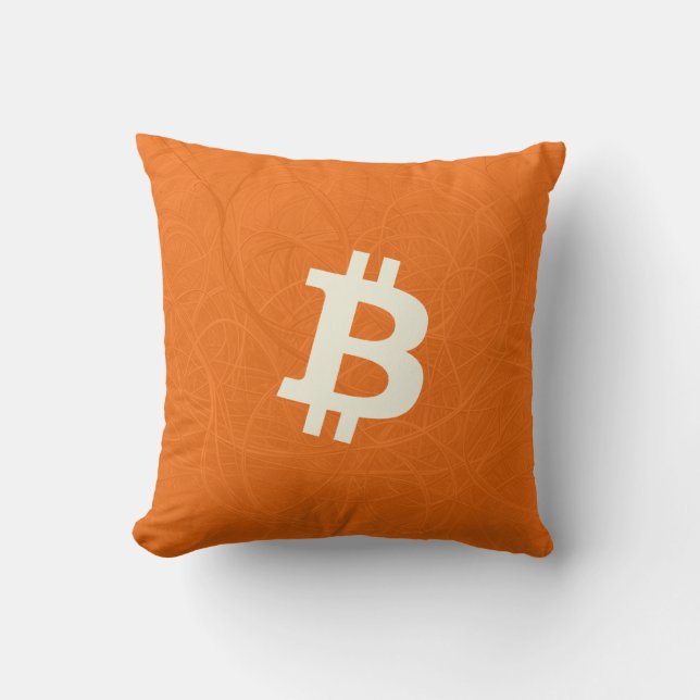Bitcoin Classic Orange (Neuron) Cushion (Front)