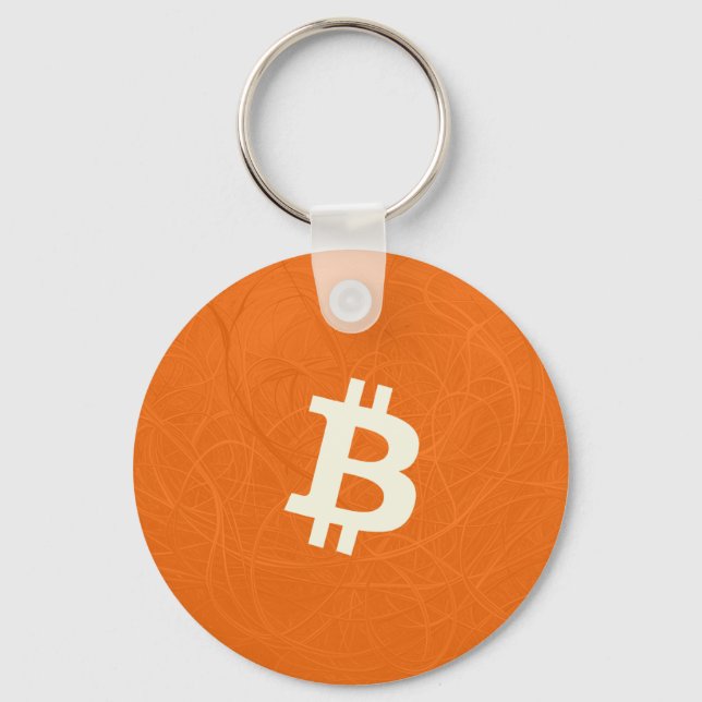 Bitcoin Classic Orange (Neuron) Key Ring (Front)