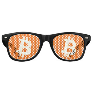 Bitcoin Classic Orange (Neuron) Retro Sunglasses