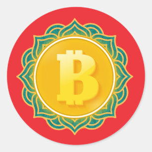 BITCOIN CLASSIC ROUND STICKER