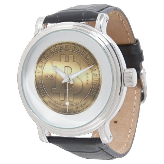 Bitcoin clock watch (Angled)