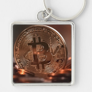 Bitcoin Coaster Key Ring