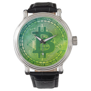 Bitcoin Coin Greenleaf Watch