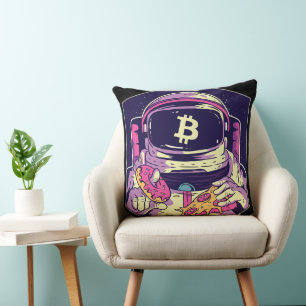 BITCOIN-Crypto Astronaut Cushion