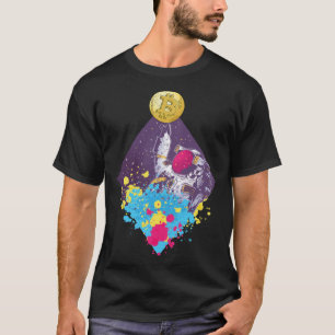 Bitcoin Crypto Astronaut Hodl Naut BTC Cryptocurre T-Shirt