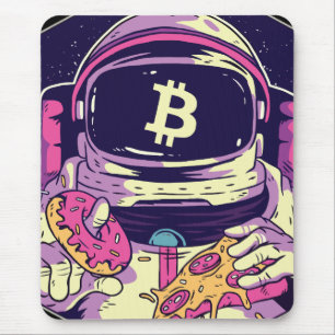 BITCOIN-Crypto Astronaut Mouse Pad