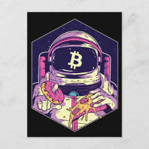 BITCOIN-Crypto Astronaut Postcard