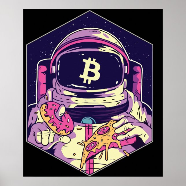 BITCOIN-Crypto Astronaut Poster (Front)