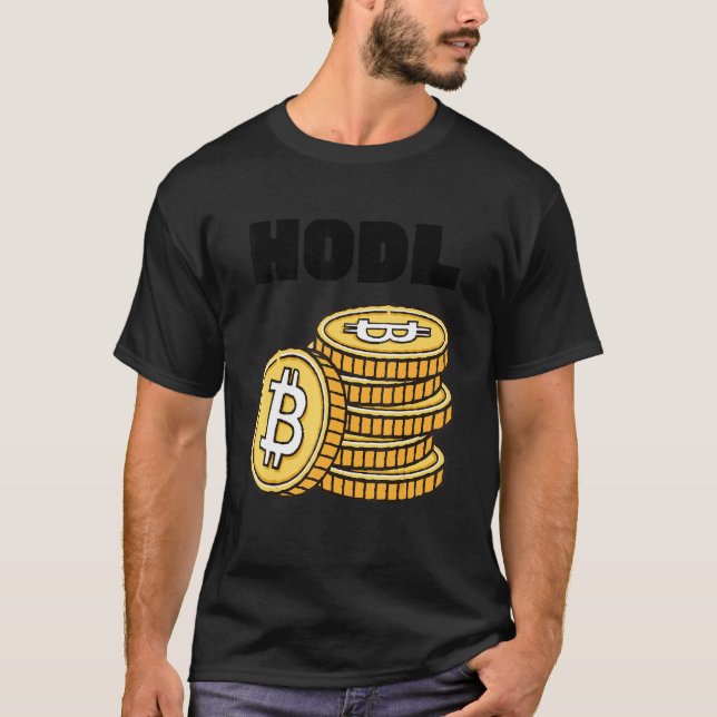 Bitcoin Crypto Blockchain Plan B Decentralised Sat T-Shirt (Front)