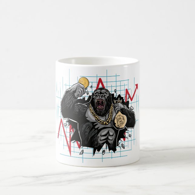 Bitcoin Crypto Market - btc trading Coffee Mug (Center)