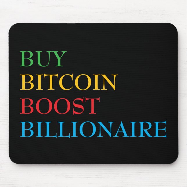 Bitcoin Crypto Mouse Pad (Front)