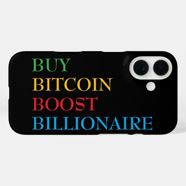 Bitcoin Crypto Phone Case (Back (Horizontal))