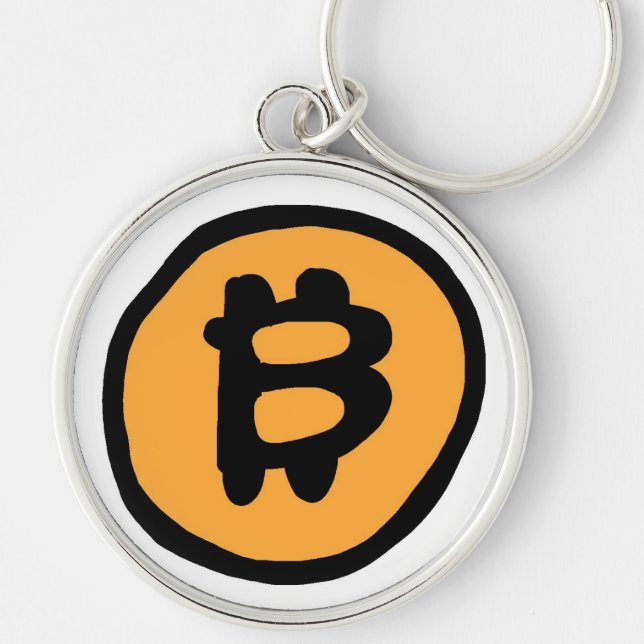bitcoin crypto style key ring (Front)