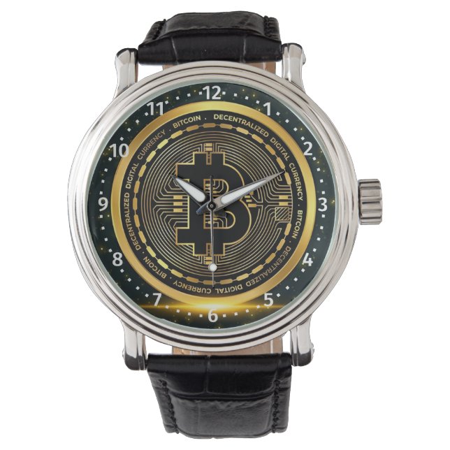 Bitcoin Crypto-  Watch (Front)