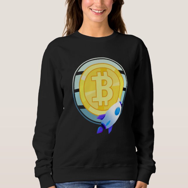 Bitcoin Cryptocurrency Crypto Exchange Bitcoiner B Sweatshirt (Front)