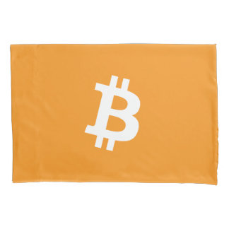 Bitcoin Cryptocurrency Logo Pillowcase