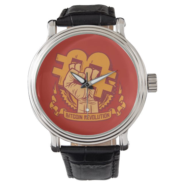 Bitcoin Cryptocurrency Revolution Watch (Front)