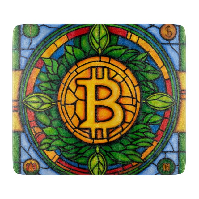 Bitcoin Cutting Board (Front)