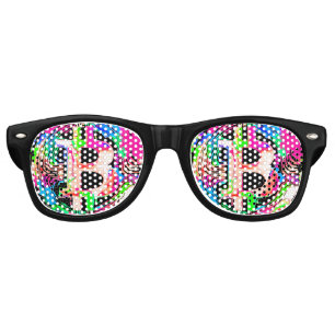 "Bitcoin Cypherpunk" Oil Painting Retro Sunglasses