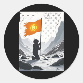 Bitcoin Dark Hidden Forces Of Crypto Sticker