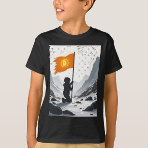 Bitcoin Dark Hidden Forces Of Crypto Sticker  T-Shirt