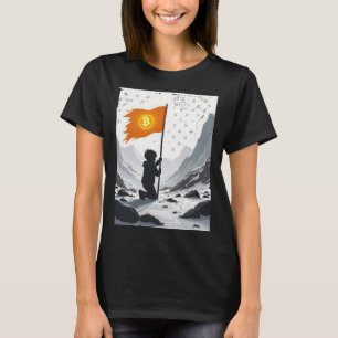 Bitcoin Dark Hidden Forces Of Crypto Sticker  T-Shirt