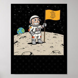 Bitcoin Digital Currency And Blockchain Technology Poster