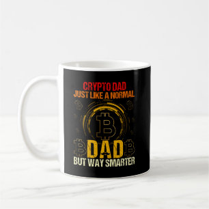 Bitcoin Dogecoin Crypto Dad Just Like A Normal Dad Coffee Mug