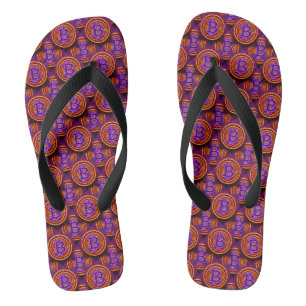 Bitcoin Flip Flops by 1GLENCo