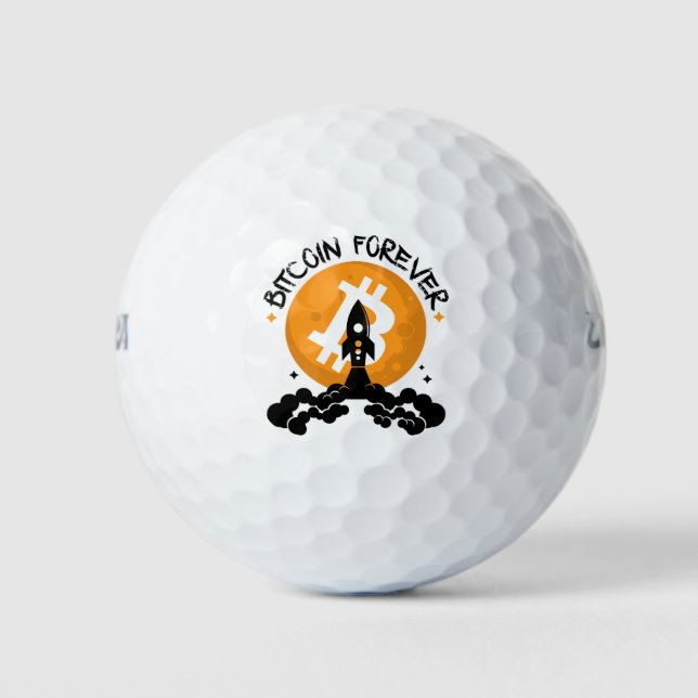 Bitcoin Forever Golf Balls (Front)