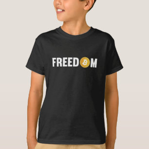 Bitcoin Freedom Cryptocurrency Crypto Blockchain T-Shirt