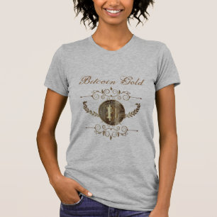Bitcoin Gold Coin Money Design T-Shirt