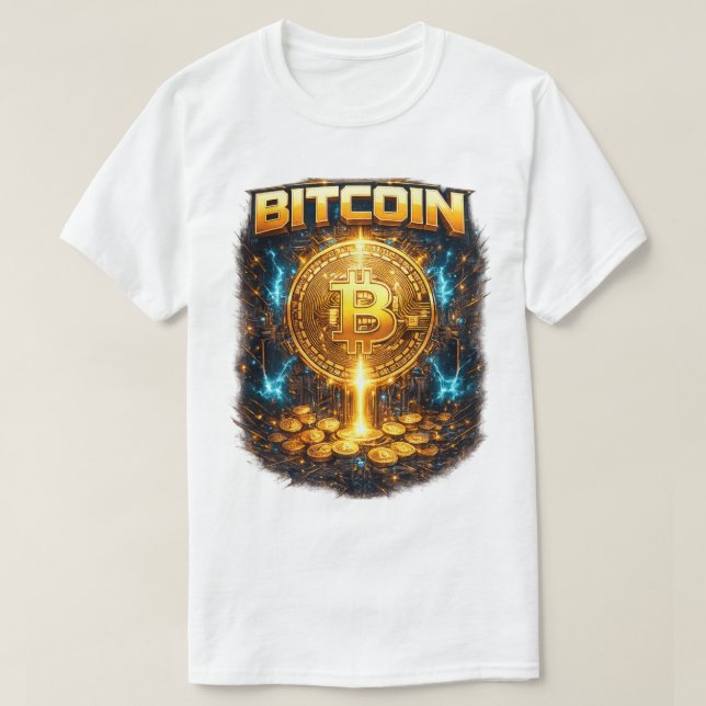 Bitcoin Graphic T-Shirt (Design Front)