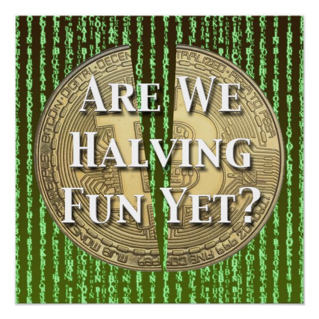 Bitcoin Halving Event Poster (Front)