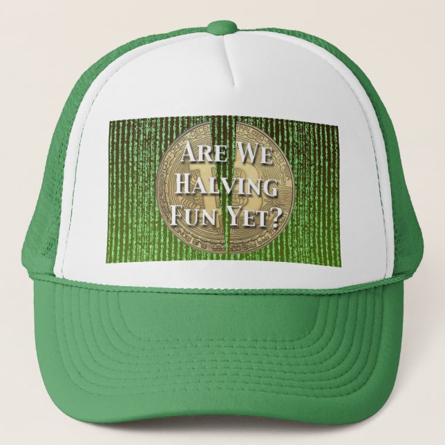 Bitcoin Halving Event Trucker Hat (Front)