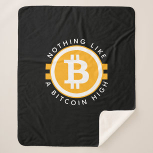Bitcoin High Sherpa Blanket